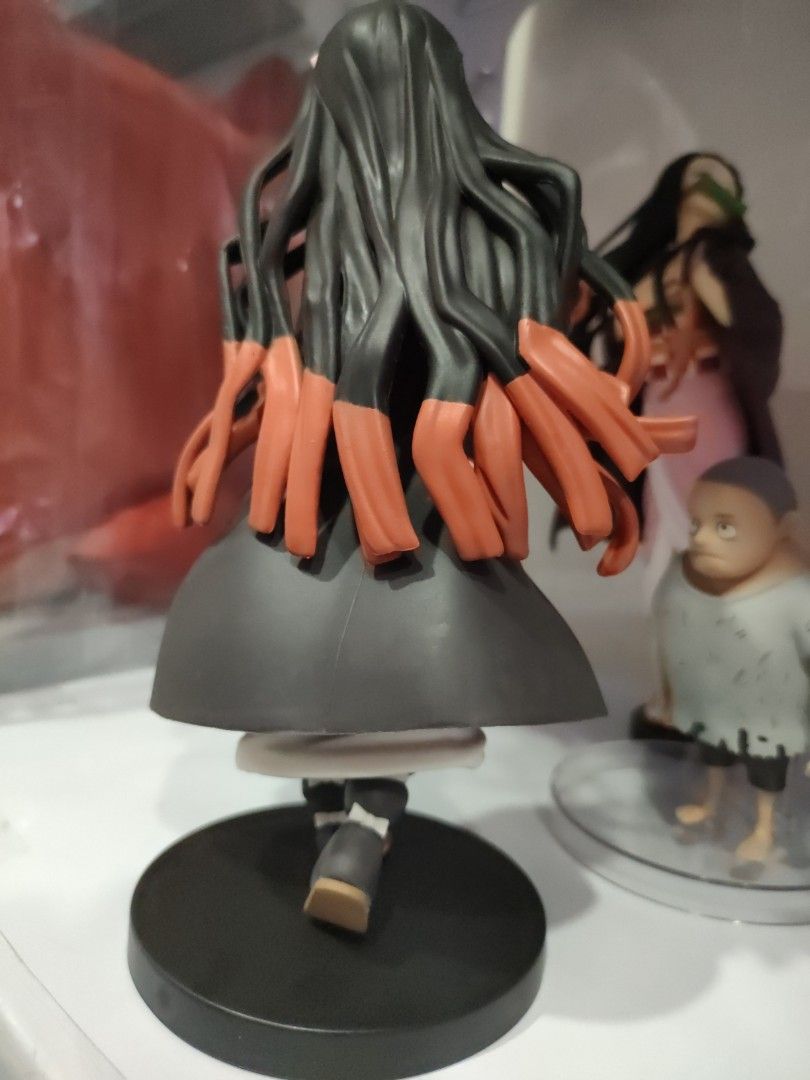 Nezuko Kamado (Category: Figurines & Statues) located in Bulacan. Submitted by hunterherojapanjdm (Listing ID 1469482112, Image 2). Description: SEGA Super Premium Figure (SPM) of Nezuko Kamado from the anime Demon Slayer: Kimetsu no Yaiba, standing on a black circular base with her signature pink-and-white patterned kimono and dark haori..