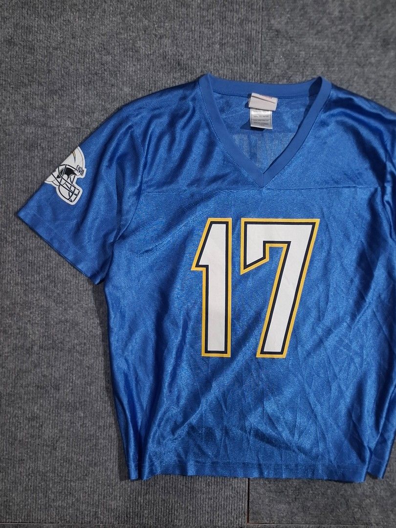 NFL Blue Jersey (Category: Shirts) located in Las Pinas. Submitted by nevergetsold.ph (Listing ID 1469440978, Image 3). Description: NFL Blue Jersey Dimentions (inches) Width: 21 Length: 24.5 Issues: minimal scratches.