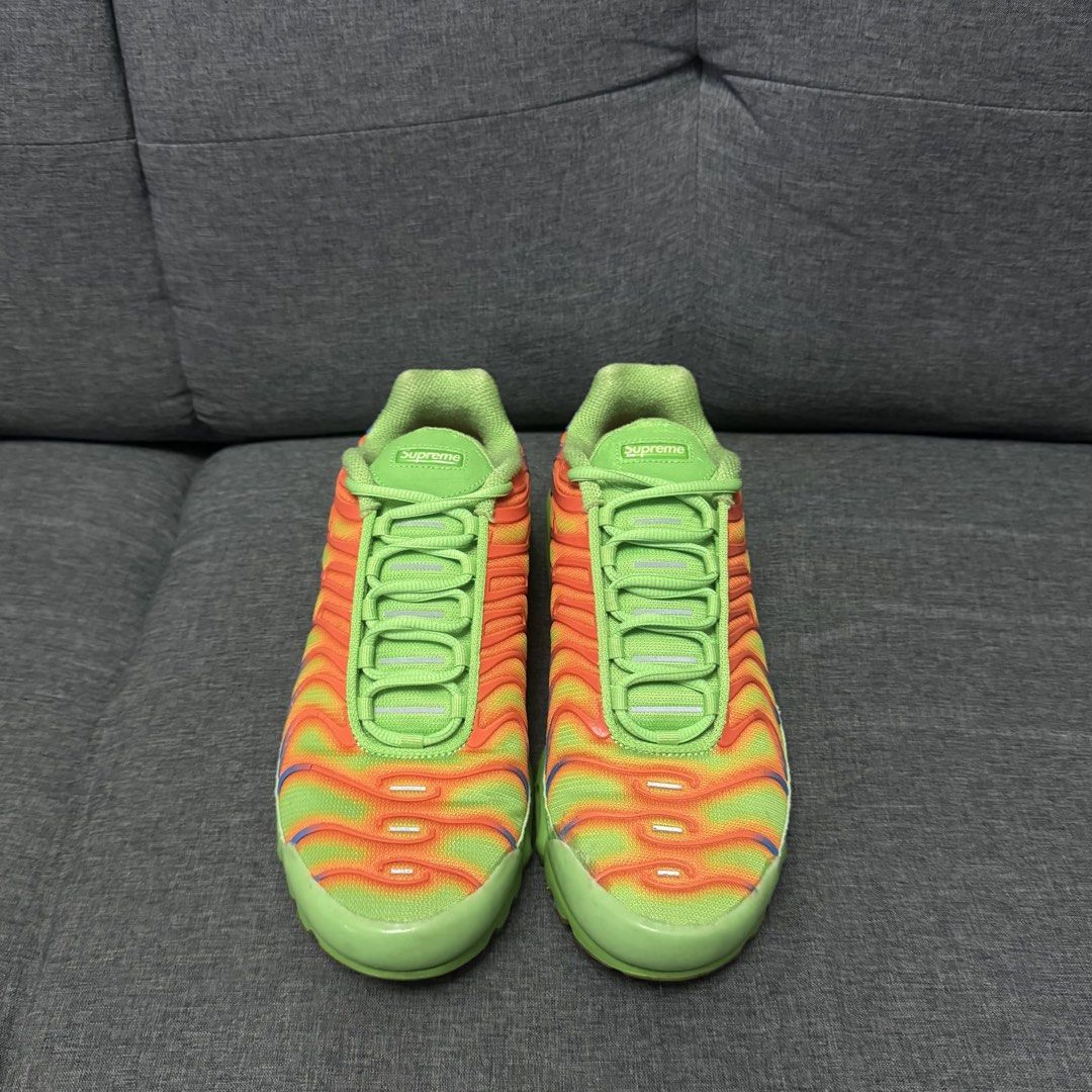 Nike Airmax TN Supreme (Category: Sneakers) located in Manila. Submitted by beegoddamn (Listing ID 1469431554, Image 1). Description: Nike Air Max TN Supreme — US 8.5 Excellent condition overall with some signs of wear. Please check the photos for the actual condition. Selling as is..