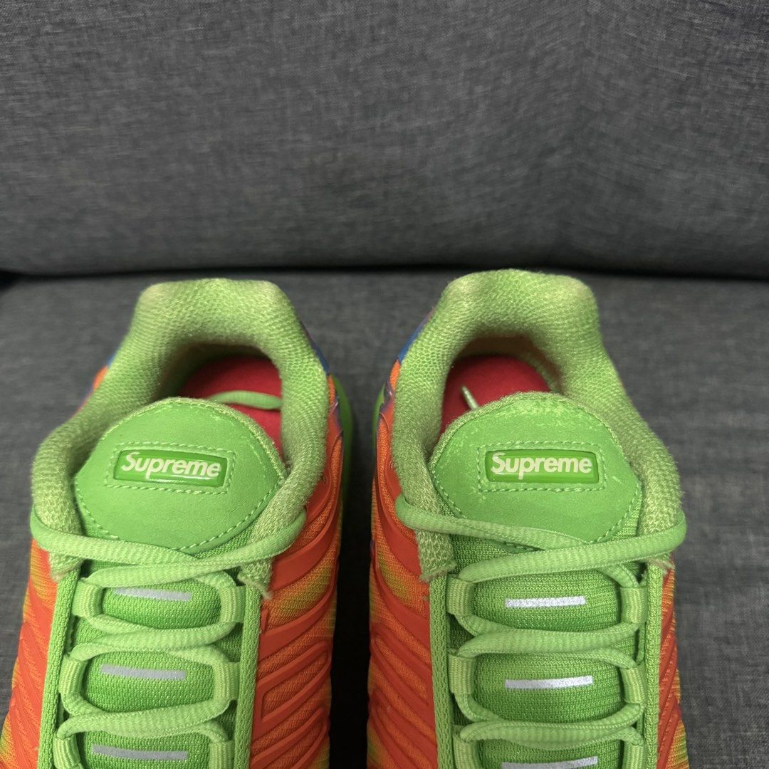 Nike Airmax TN Supreme (Category: Sneakers) located in Manila. Submitted by beegoddamn (Listing ID 1469431554, Image 2). Description: Nike Air Max TN Supreme — US 8.5 Excellent condition overall with some signs of wear. Please check the photos for the actual condition. Selling as is..