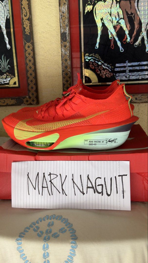 Nike alphafly 3 (Category: Sneakers) located in Apalit. Submitted by markyboy16 (Listing ID 1469449842, Image 1). Description: used pair under 10km mileage size 13 mens authentic pair with replacement box.