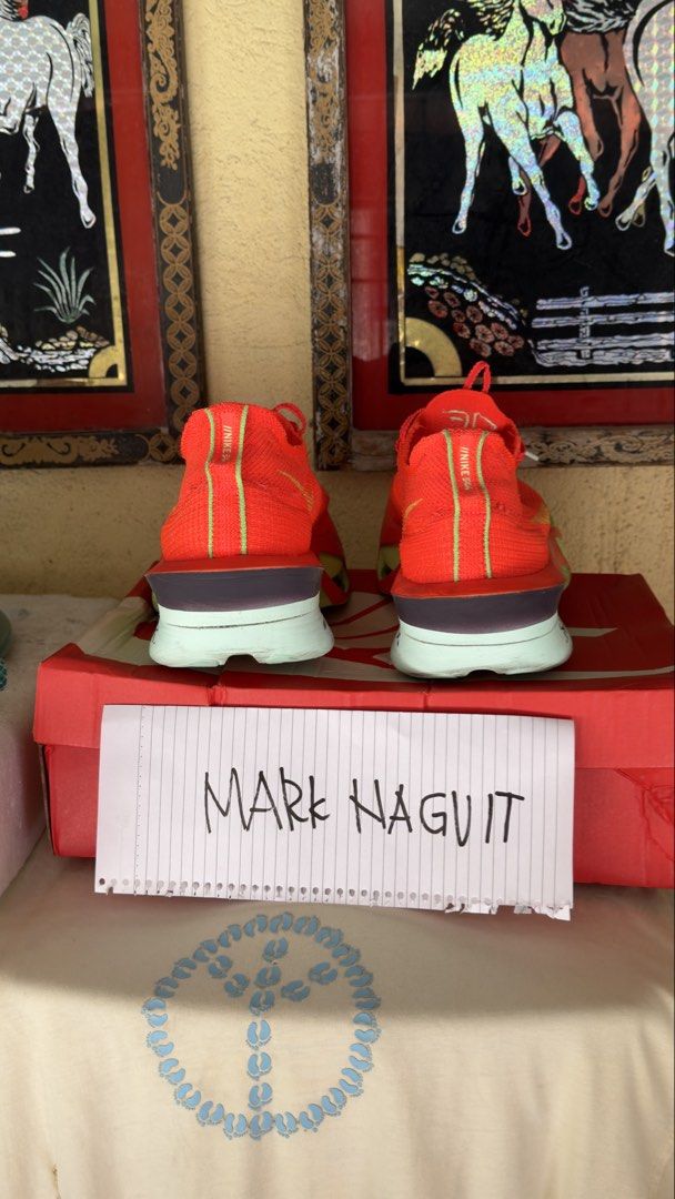 Nike alphafly 3 (Category: Sneakers) located in Apalit. Submitted by markyboy16 (Listing ID 1469449842, Image 2). Description: used pair under 10km mileage size 13 mens authentic pair with replacement box.