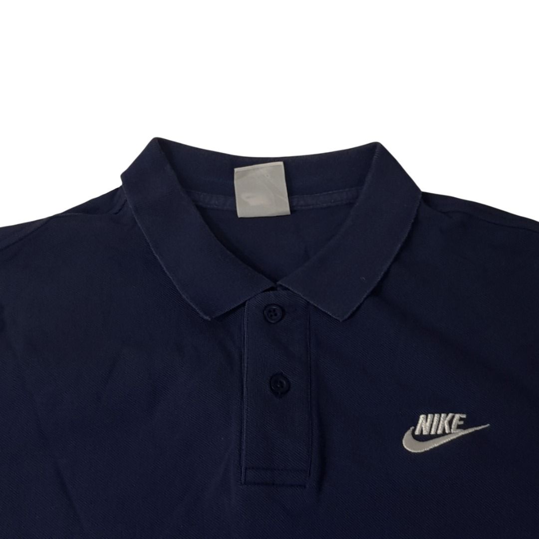 Nike blue polo shirt (Category: Tshirts & Polo Shirts ) located in Cebu City. Submitted by dwightmendozasr (Listing ID 1469522244, Image 3). Description: Nike blue polo shirt M on tag W- 19.0 L - 28.5 ~signs of usage which are normal for preloved items Color rate: 8/10 IMO Php 150.00 + shipping fee CODE: OO13.