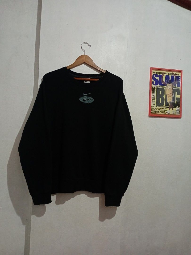 Nike Double Swoosh Crewneck (Category: Coats, Jackets and Outerwear) located in Caloocan City. Submitted by NEWBORNVTG (Listing ID 1469446127, Image 2). Description: Nike Double Swoosh Crewneck Size: L - XL Dimes: 27L × 25.5W Condition: 10/10 Mode of Delivery • J&T Express • Lalamove (Abono Service) Mode of Payment • GCash • GoTyme Bank • PSBank Thank you! God Bless!.