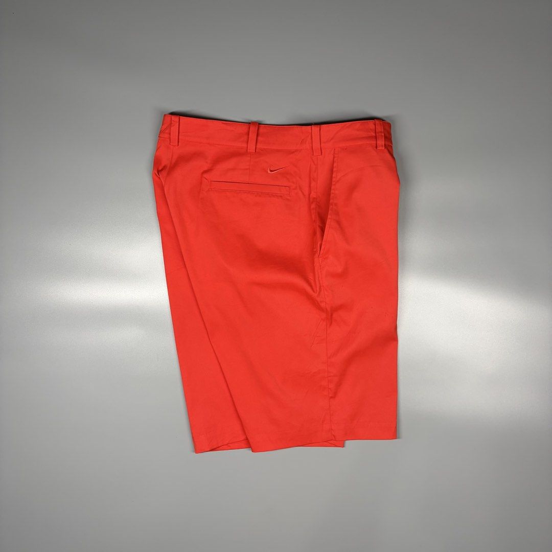 Nike Drifit Golf Short (Category: Activewear) located in Cavite. Submitted by onebeancent (Listing ID 1469514053, Image 2). Description: Size: 34 to 36 Waistline Dimension: 21" Length Color: Red Color Rate: 10/10 Issue: None Condition: Like new‼️ Price: 550php Additional Shipping Fee (J&T Small Pouch) 75php Luzon 100php visayas 120php mindanao.