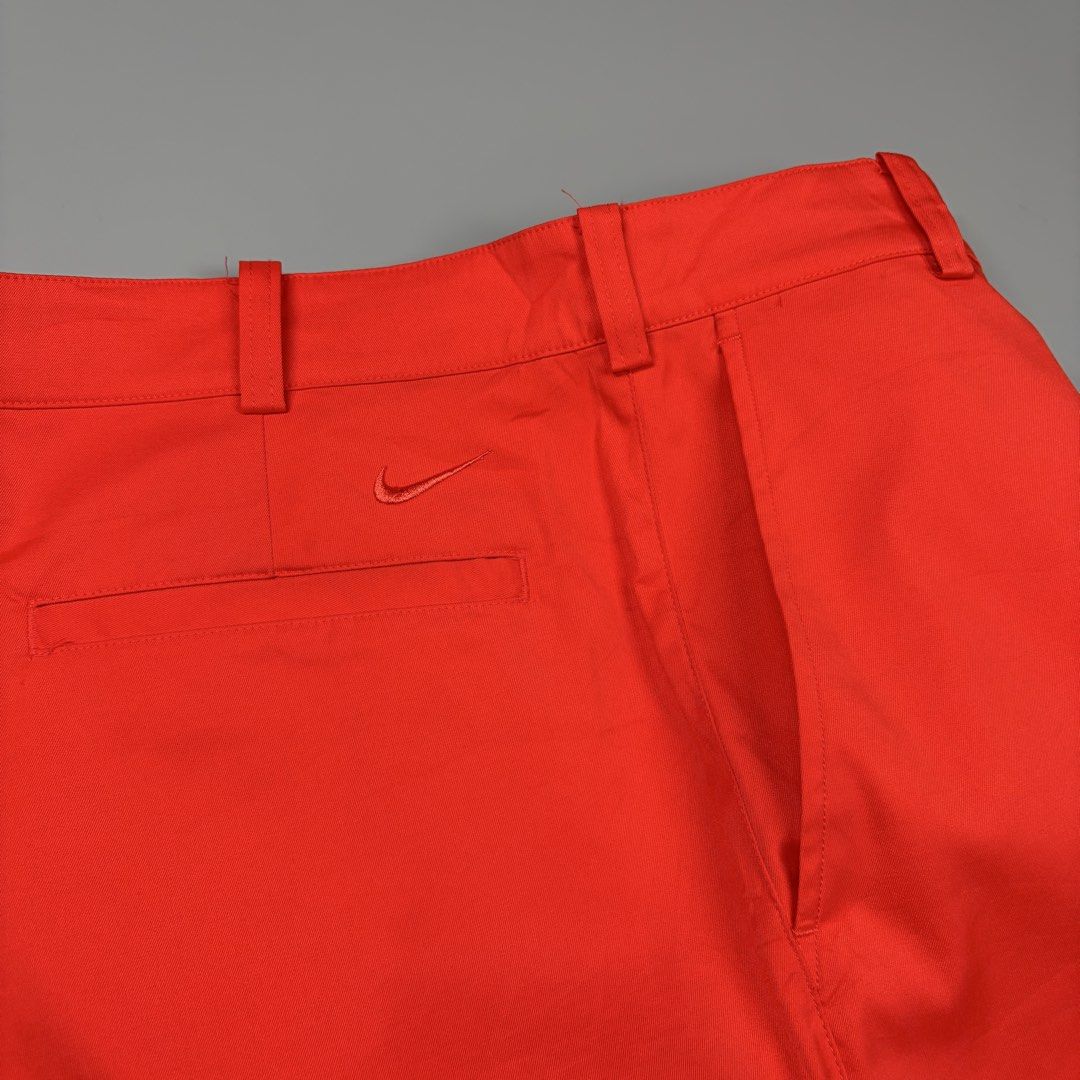 Nike Drifit Golf Short (Category: Activewear) located in Cavite. Submitted by onebeancent (Listing ID 1469514053, Image 3). Description: Size: 34 to 36 Waistline Dimension: 21" Length Color: Red Color Rate: 10/10 Issue: None Condition: Like new‼️ Price: 550php Additional Shipping Fee (J&T Small Pouch) 75php Luzon 100php visayas 120php mindanao.