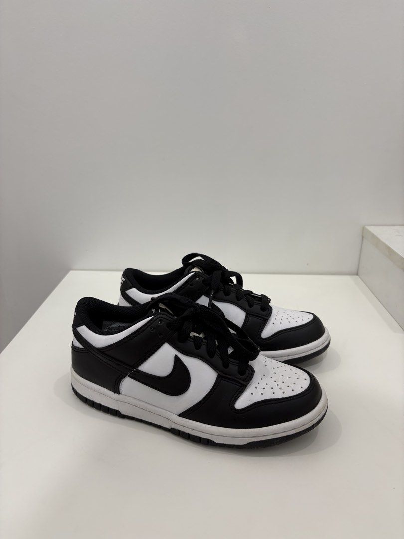 Nike Dunk Low Panda Black White (Category: Sneakers) located in Taytay. Submitted by kenniie (Listing ID 1469481221, Image 2). Description: - Model: Nike Dunk Low 'Panda' (Classic Black and White) - size: womens us:4y uk:3.5 br: 34.5 cm: 23 euro 36 - Material: Smooth leather overlays with a breathable perforated toe box - Inclusions: Original shoebox included - Style: Standard lace-up closure, highly versatile for any casual outfit - Trusted sell