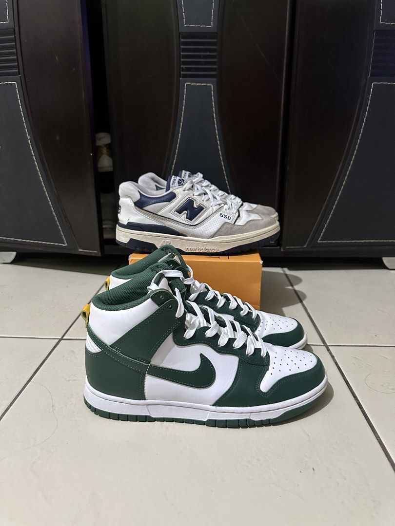 Nike Dunks and NB 550 Womens (Category: Sneakers) located in Manila. Submitted by kurbym (Listing ID 1469507821, Image 1). Description: Dunks 8 wmns NB 550 7 wmns 1500 aspack .