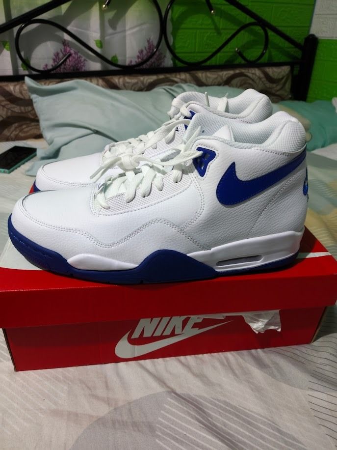 Nike Flight Legacy White Game Royal Blue NEW, Men's Fashion, Footwear ...