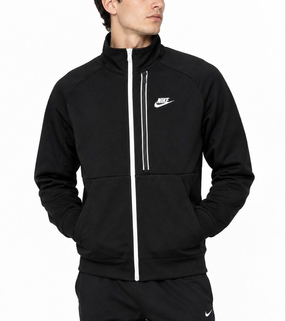 Nike Full-zip Track Jacket Size S-M (Category: Activewear) located in Cagayan de Oro. Submitted by rare.theory (Listing ID 1469443186, Image 2). Description: N*ke Full-Zip Track Jacket✨ Size: S-M Dimensions: W-20 / L-27 Condition: Good as new Color rate: 10/10 Mine: ₱850 + (sf) Loc: Iligan City, Mindanao. (CAN SHIP NATIONWIDE)✈️🇵🇭.