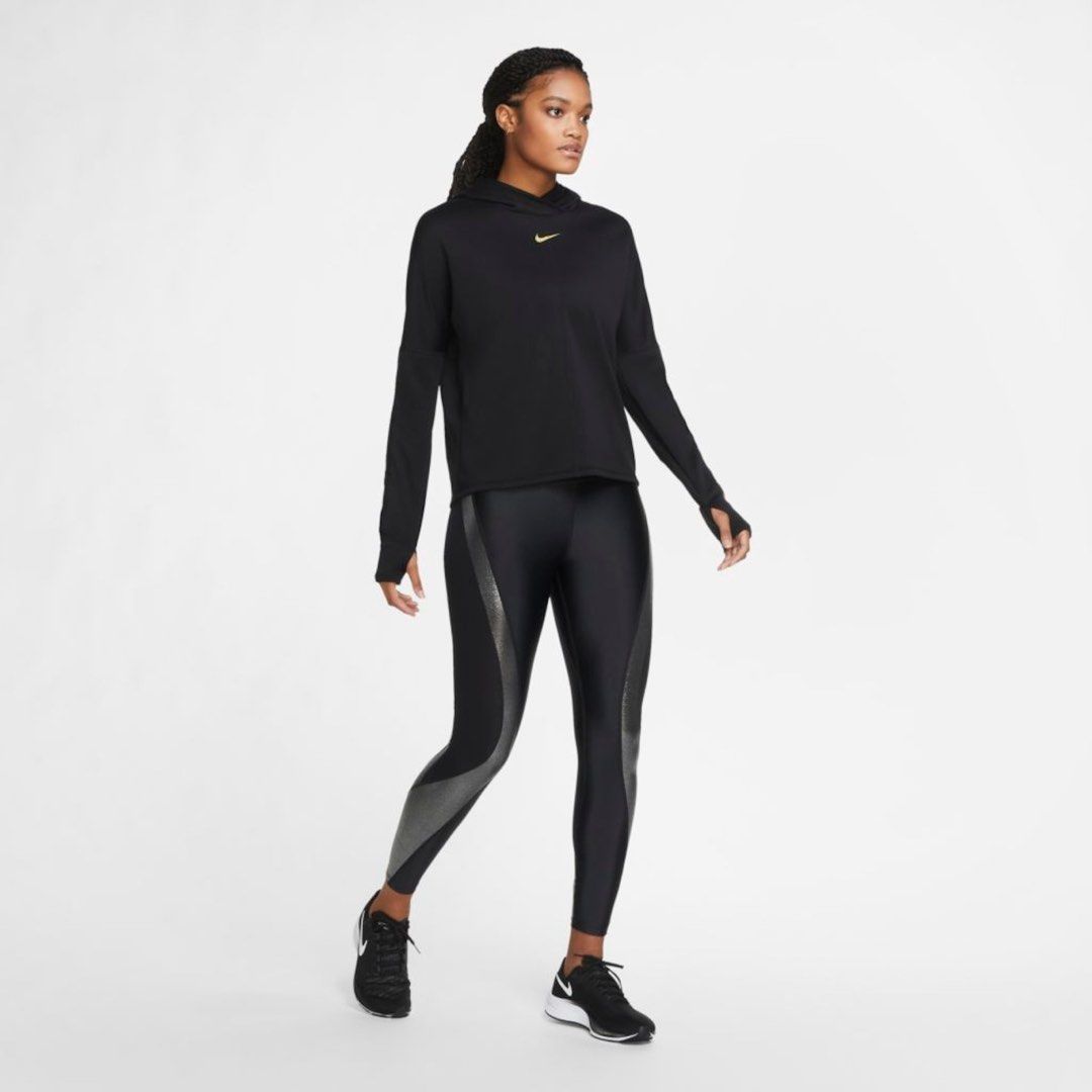 Nike Icon clash speed black leggings (Category: Activewear) located in San Pablo. Submitted by iamtrina (Listing ID 1469536733, Image 3). Description: Medium size Waist 26-30” Hips 36-40” Featuring two types of fabric and a glossy print, the Nike Icon Clash Speed ​​leggings celebrate the beauty of imperfection. The wide waistband and stretchy fabric hug your body, providing a supportive, smooth, and comfortable fit. Knit fabric with ribbed side p