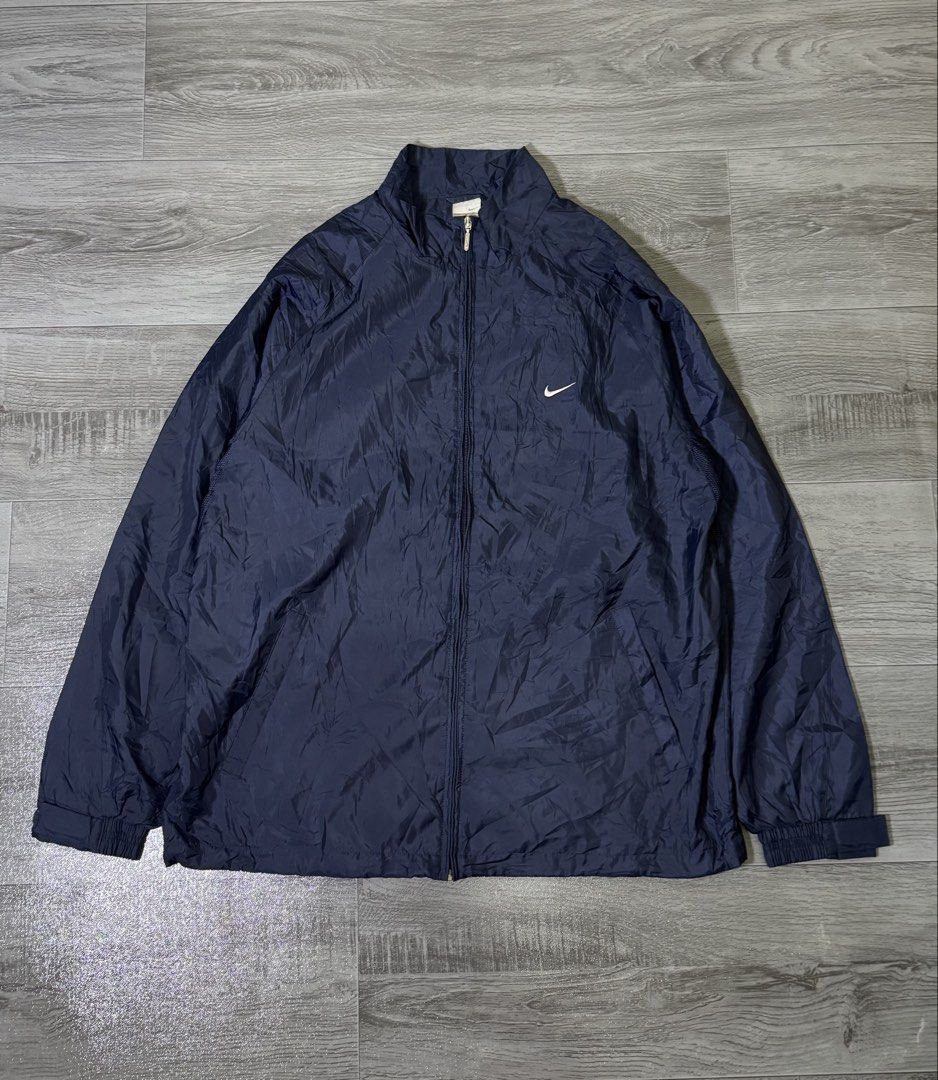 Nike Navy Blue Vintage Windbreaker Jacket (Category: Coats, Jackets and Outerwear) located in Maragusan (San Mariano). Submitted by dripdrops_ddo (Listing ID 1469554048, Image 1). Description: 🏷️ Nike Vintage Windbreaker Dimes: 25W x 29L Size: XL on tag Color rate: 9.5/10 Condition: Excellent condi.