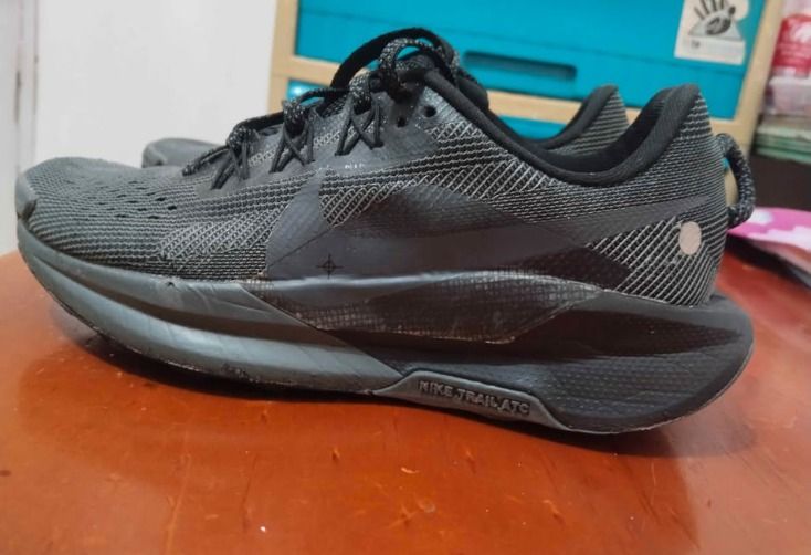 Nike Pegasus Trail Running Shoes Black (Category: Sneakers) located in Cebu City. Submitted by youngjus27 (Listing ID 1469434372, Image 2). Description: - Brand/Model: Nike Pegasus Trail - Color: All Black (includes black laces) - Ideal for: Off-road running and outdoor trail adventures - Key Features: Breathable mesh upper for cooling, responsive midsole cushioning, durable rubber outsole with multi-directional traction, and a heel pull tab for 