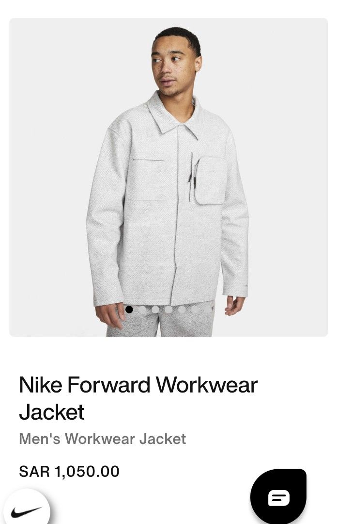 Nike Tech Pack Work Wear Jacket (Category: Coats, Jackets and Outerwear) located in Cabuyao City. Submitted by THRIFTHITS (Listing ID 1469544752, Image 2). Description: N1k3 Tech Pack Work Wear Jacket (Authentic) Excellent Asnew 24-25x29 mine 1,499‼️ direct Message me and Add for fast Transaction ty .