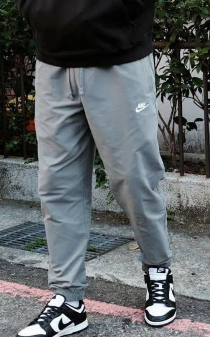 Nike woven jogger pants (Category: Joggers) located in Bulacan. Submitted by ryldeal030912 (Listing ID 1469513905, Image 1). Description: excellent to new condition large 32-34" waistline 40" lenght.