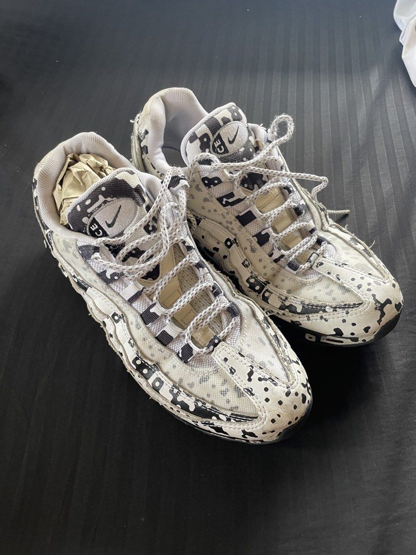 Nike x Cav Empt Air Max 95 Digi Camo (Category: Sneakers) located in Molave. Submitted by sixthrift (Listing ID 1469437557, Image 1). Description: N*ķē x Cav Empt Air Max 95 Digi Camo Good condition Size EUR 41 US 8 UK 7 Need wash Issue nasa pic.