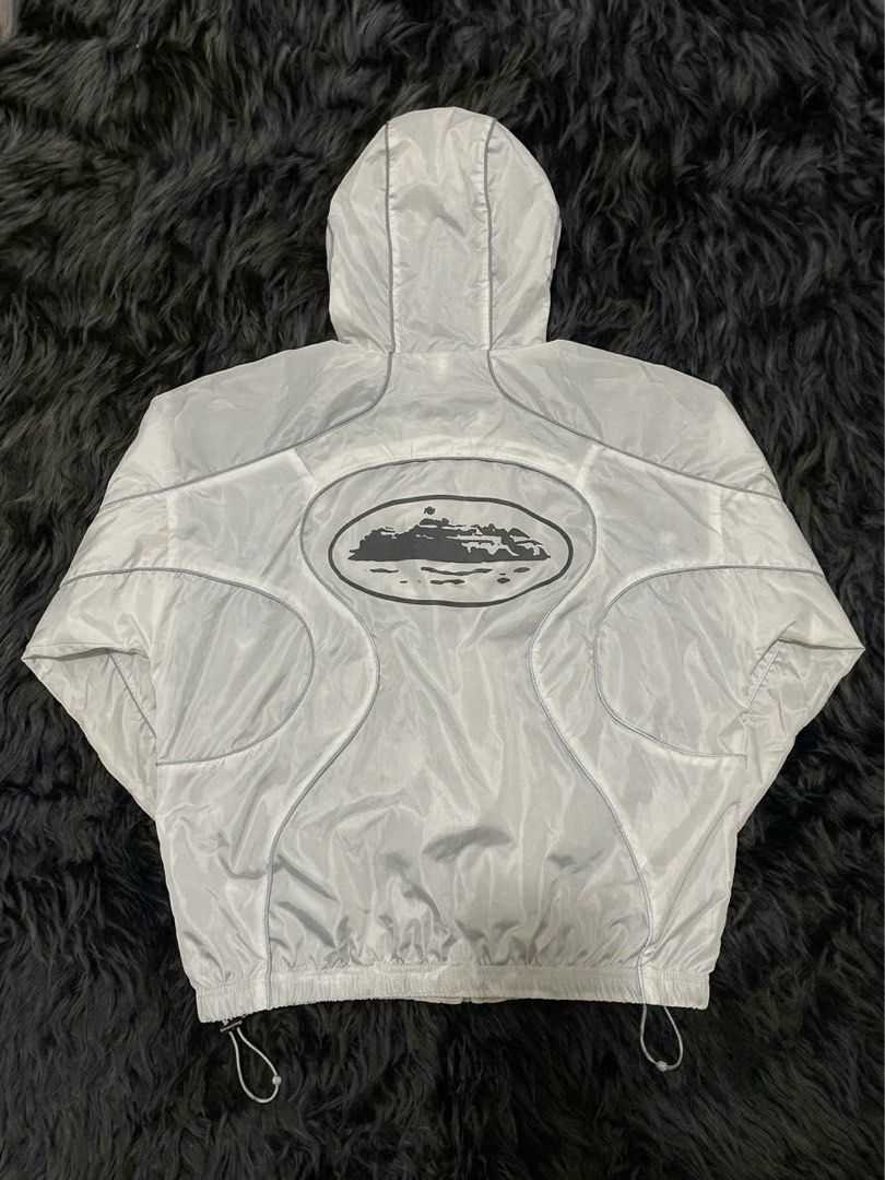 Nike x Corteiz NRG Track Jacket (Category: Coats, Jackets and Outerwear) located in Manila. Submitted by mothersmilk (Listing ID 1469450153, Image 2). Description: -Size Large on tag -Dimension: 26x27 - Condition: Brand new / Excellent quality - Perfect for daily wear and streetwear styling.
