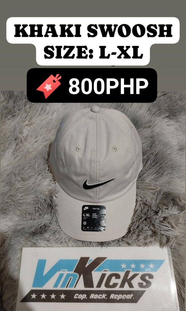 Nike/Adidas Caps (Category: Caps & Hats) located in Balagtas. Submitted by vinkicks19 (Listing ID 1469498837, Image 3). Description: Caps Available 🧢 🧢 Swoosh 🟤 Khaki - 6️⃣PCS Size: L-XL 🔖 8️⃣0️⃣0️⃣PHP ♥️ Red - 2️⃣PCS Size: M-L 🔖8️⃣5️⃣0️⃣PHP 💚 Mint Green - 1️⃣PC Size: M-L 🔖8️⃣5️⃣0️⃣PHP 🦓 3 Stripes 🪣 Bucket Cap Blk - 1️⃣PC One Size Fits Most(57-60CM) 🔖 7️⃣0️⃣0️⃣PHP *No other Sizes & Colorways available. 💯 Brandnew/Authentic/BelowSRP 📍 
