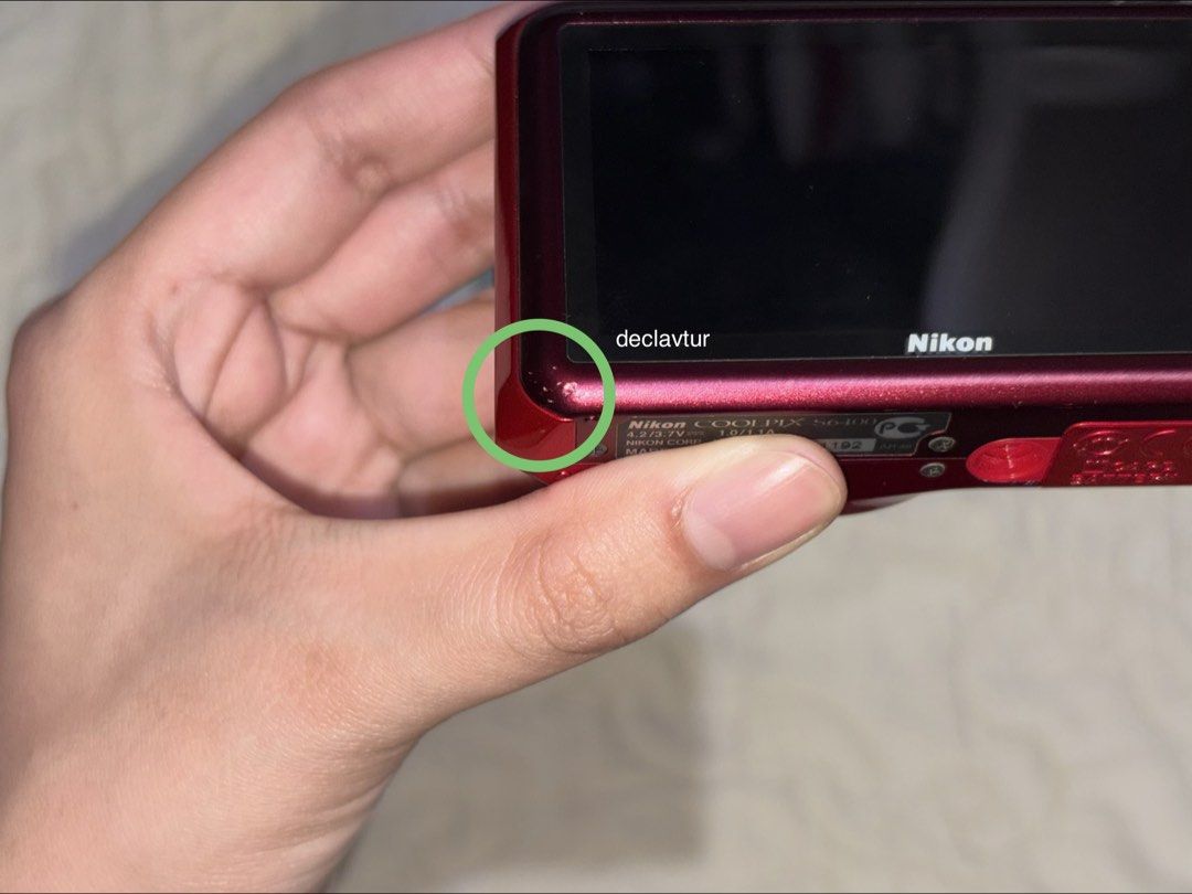 nikon coolpix s6400 digital camera (red) (Category: Cameras) located in Mabalacat. Submitted by declavtur (Listing ID 1469523848, Image 3). Description: 📷 nikon coolpix s6400 digital camera in red color, easy to navigate and use and features a touch screen. can send more pics upon request! • issues: slight lens dust when zoomed in (see image). the rest are all functional. • body condition: 9/10 (see image for very slight sign of usage) • inclusi