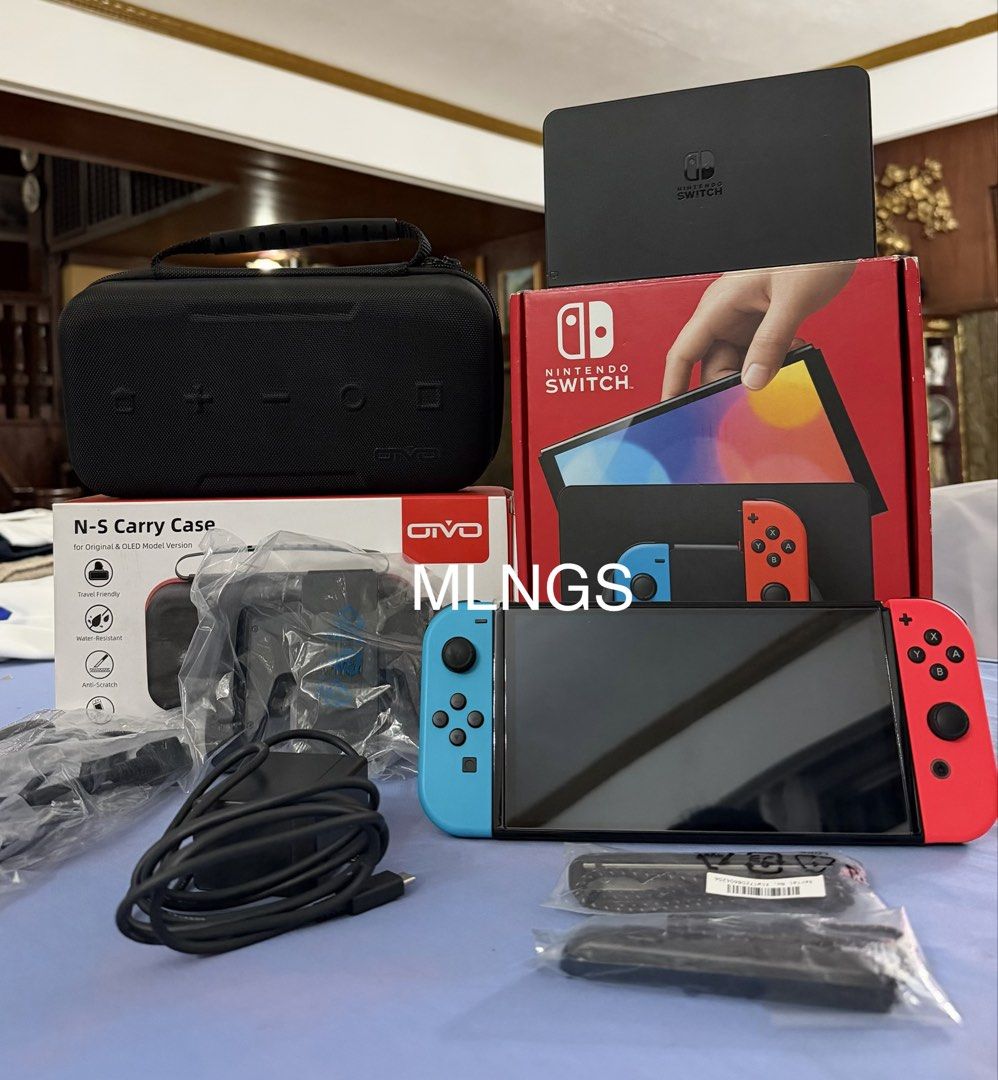 Nintendo Switch OLED (Category: Nintendo) located in Manila. Submitted by mlngs_04 (Listing ID 1469534187, Image 1). Description: FOR SALE: NINTENDO SWITCH OLED with original box and complete accessories with free carry case ⭐️ All working, no performance issues ⭐️ Lightly used, good as new 📍Location: Quezon City Price is slightly negotiable for sure buyers Message for more photos and details.