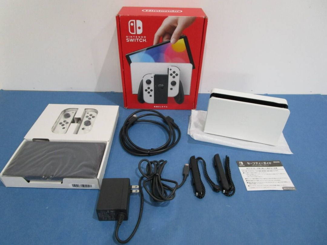 Nintendo Switch (OLED Model) White – Nintendo Switch Console (Category: Nintendo) located in Caloocan City. Submitted by letao_shopping_ph (Listing ID 1469417285, Image 1). Description: ■ Used item. ■ Initialized and tested for proper operation. ■ Serial number: XTJ50040684715 ■ System version: 23.0.1 ■ Missing items: ・Grip ■ Condition: ・Scratches on the screen. ・General signs of wear and use throughout. ・Box shows scuffs and scratches. 🇯🇵 Inte