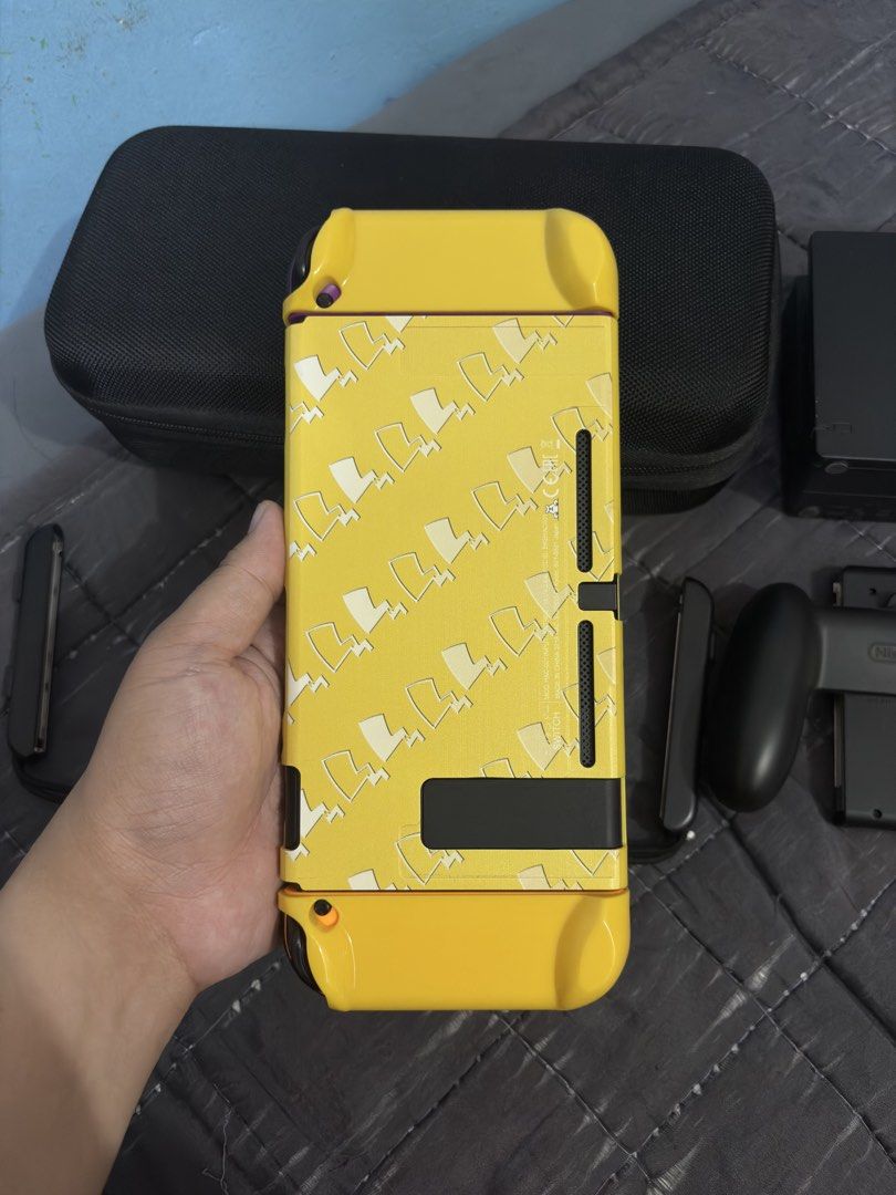 Nintendo Switch V1 with 125 Digital Games (Category: Nintendo) located in Cavite. Submitted by xsavier88 (Listing ID 1469432181, Image 3). Description: 🌟For sale for sale! Nintendo Switch V1 with 125 Digital Games 7,500 PHP 7,500 PHP 7,500 PHP 🌟INCLUSIONS: Carrying Pouch TV Dock, Charger, Grips and Straps 125 Digital Games (Check the attached images for the list of games) 🌟ADD-ONS: Sandisk 256GB Memory Card - 2,200 Sandisk 128GN Memory Card - 