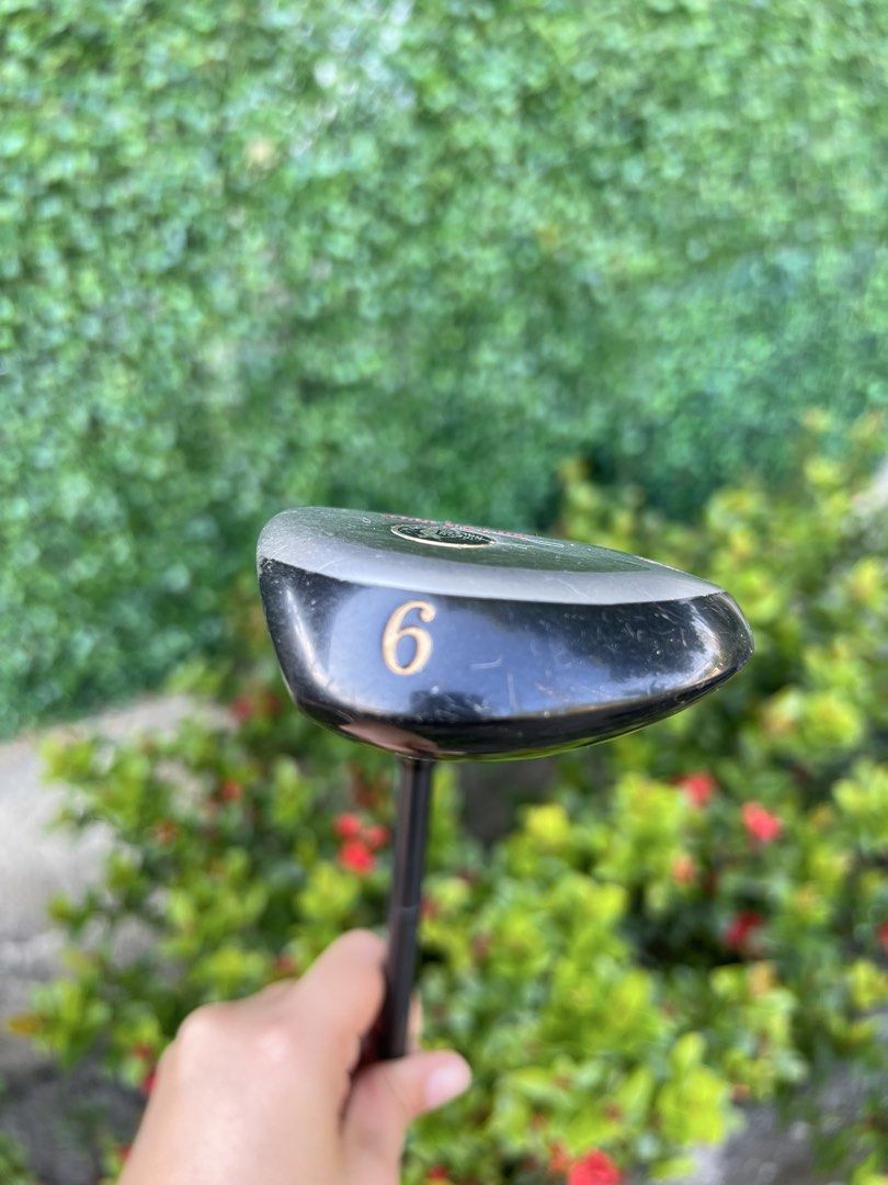 Nippon Golf Zero One Power Weapon 6 Wood (Category: Golf) located in Manila. Submitted by livefish.26c802 (Listing ID 1469527723, Image 3). Description: - Brand/Model: Nippon Golf Zero One Power Weapon 6 Wood - Color: Silver and black clubhead with a black shaft - Condition: Visible wear, scuffs on sole and crown, standard use marks on face grooves - Perfect reliable addition as an extra fairway wood for your golf bag - Ready for pick-up or shipp