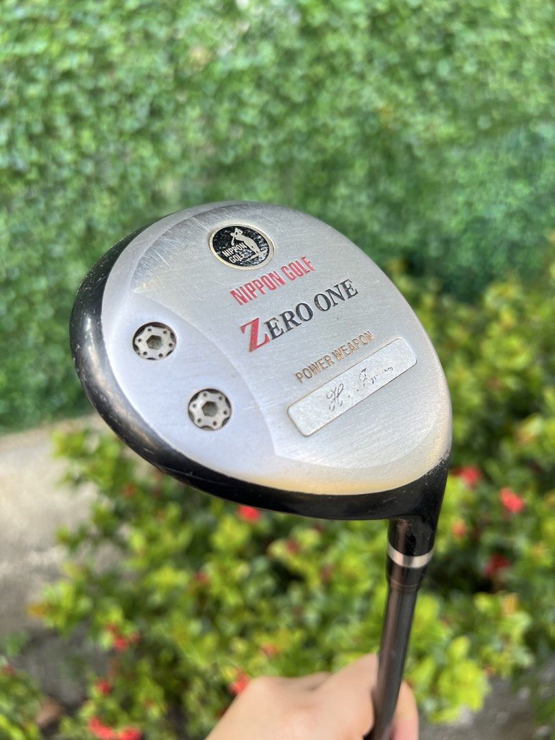Nippon Golf Zero One Power Weapon 6 Wood (Category: Golf) located in Manila. Submitted by livefish.26c802 (Listing ID 1469527723, Image 2). Description: - Brand/Model: Nippon Golf Zero One Power Weapon 6 Wood - Color: Silver and black clubhead with a black shaft - Condition: Visible wear, scuffs on sole and crown, standard use marks on face grooves - Perfect reliable addition as an extra fairway wood for your golf bag - Ready for pick-up or shipp