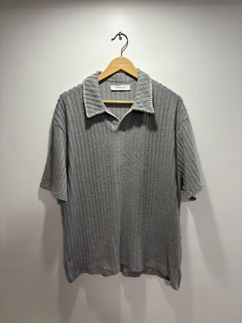Non Radical Cable knit Polo Shirt (Category: Tshirts & Polo Shirts ) located in Bacolod City. Submitted by moboandmoga (Listing ID 1469442610, Image 1). Description: NonRadical Cable knit Polo Shirt (Boxy fit) Size: Medium to Large frame Excellent Condition! (Sizing info) Width: 23.5 inches Length: 27.2F - 28.2B.