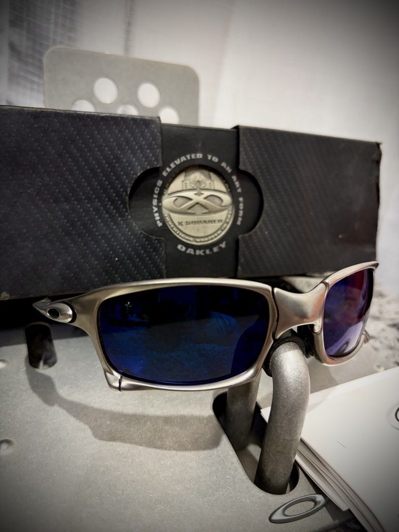 Oakley Xsquared Plasma Ice lens (Category: Sunglasses & Eyewear) located in Manila. Submitted by reivnaj (Listing ID 1469507509, Image 3). Description: Forsale 45,000php Oakley Xsquared Plasma Ice lens Box match serials Double box, coin, papers No pouch Condition Frame 9/10 Orig plasma frame SKU serials Coupler 9/10 tight Lens 8/10 aftermarket light scratches Rubbers 8.5/10 Orig black rubbers Manila meet up Shipping via LBC or lalamove +sf.
