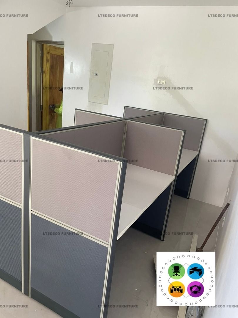office workstation tables modular customized office partition furnitures (Category: Office Furniture & Fixtures) located in Caloocan City. Submitted by lara.ltsdeco (Listing ID 1469409307, Image 2). Description: 👉Are you looking for WORKSTATION, MODULAR CUBICLES OFFICE PARTITION, and OFFICE FURNITURE SUPPLIER? LTSDECO Furniture, is direct supplier, manufacturer, and trusted provider of high quality, affordable and durable modular office divider 