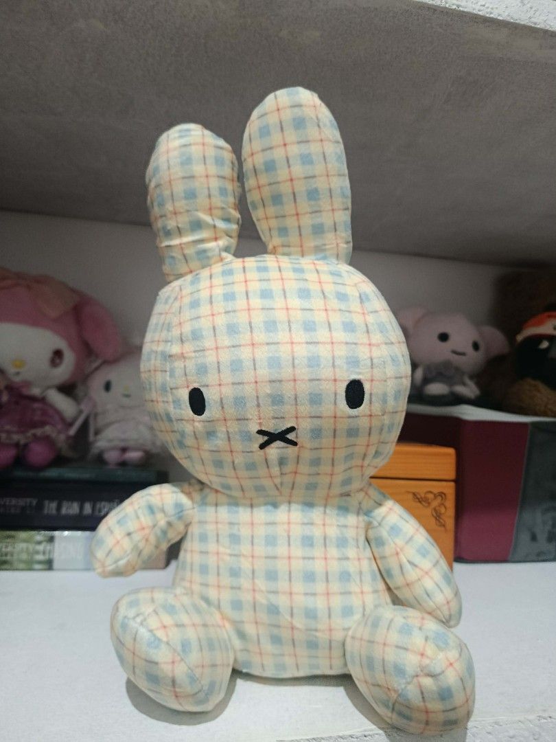 Official Plaid Miffy Plush (Category: Plushies & Soft Toys) located in Dapitan. Submitted by ghibli_dreams (Listing ID 1469532516, Image 1). Description: Official Plaid Miffy Plush. with clear etiketa. MOP - Gcash (prio payo) 📍Dapitan City.