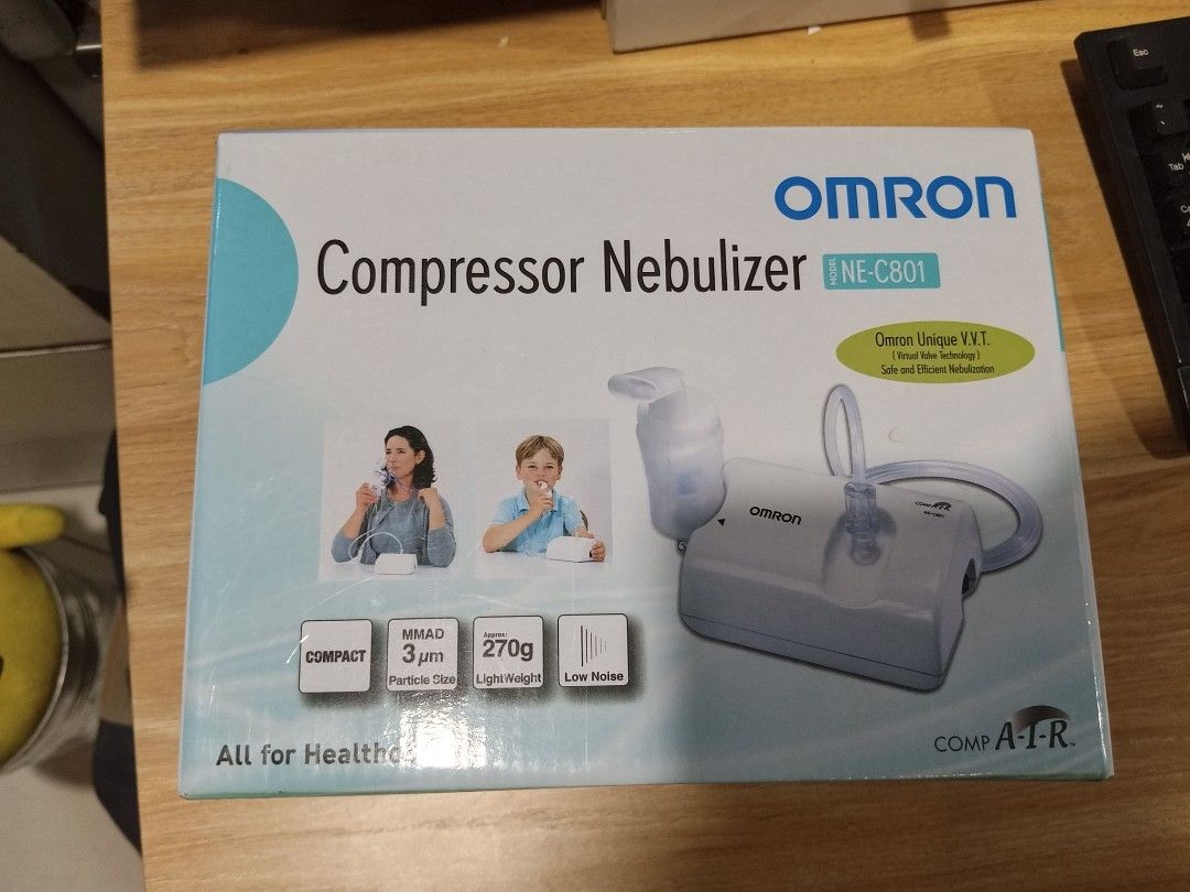 Omron Nebulizer Nec801 (Category: Health Monitors & Weighing Scales) located in Manila. Submitted by happyhawk.fb94fe (Listing ID 1469554619, Image 1). Description: - Brand: Blue Cross - Model: Heart Mate 7000 Series - Type: Digital blood pressure monitoring system with arm cuff included - Large LCD screen for easy reading - Built-in irregular heartbeat detection - 100 memory slots to track your readings over time - Reliable and easy to use at ho