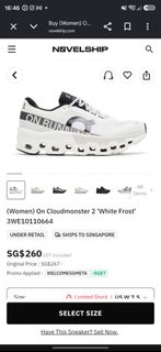 On Cloudmonster Hyper, Women's Fashion, Footwear, Sneakers on Carousell