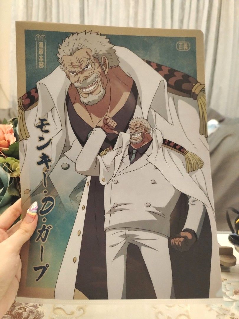 One Piece Monkey D. Garp Clear File Folder × Sticker Set (Category: Other Stationery & Craft) located in San Fernando. Submitted by jpmarketplace2023 (Listing ID 1469481629, Image 2). Description: 💚 All items are authentic from Japan. 💛 MOP: GCash (❌️ GCash Protect) 🩵 MOD: LBC only (❌️ S. Checkout, COD, COP) 💙 Meet-up: Vista Mall, San Fernando, Pampanga 💜 All items are on-hand. 🧡 First to pay gets the item first. ❤️ Breakable items are pack