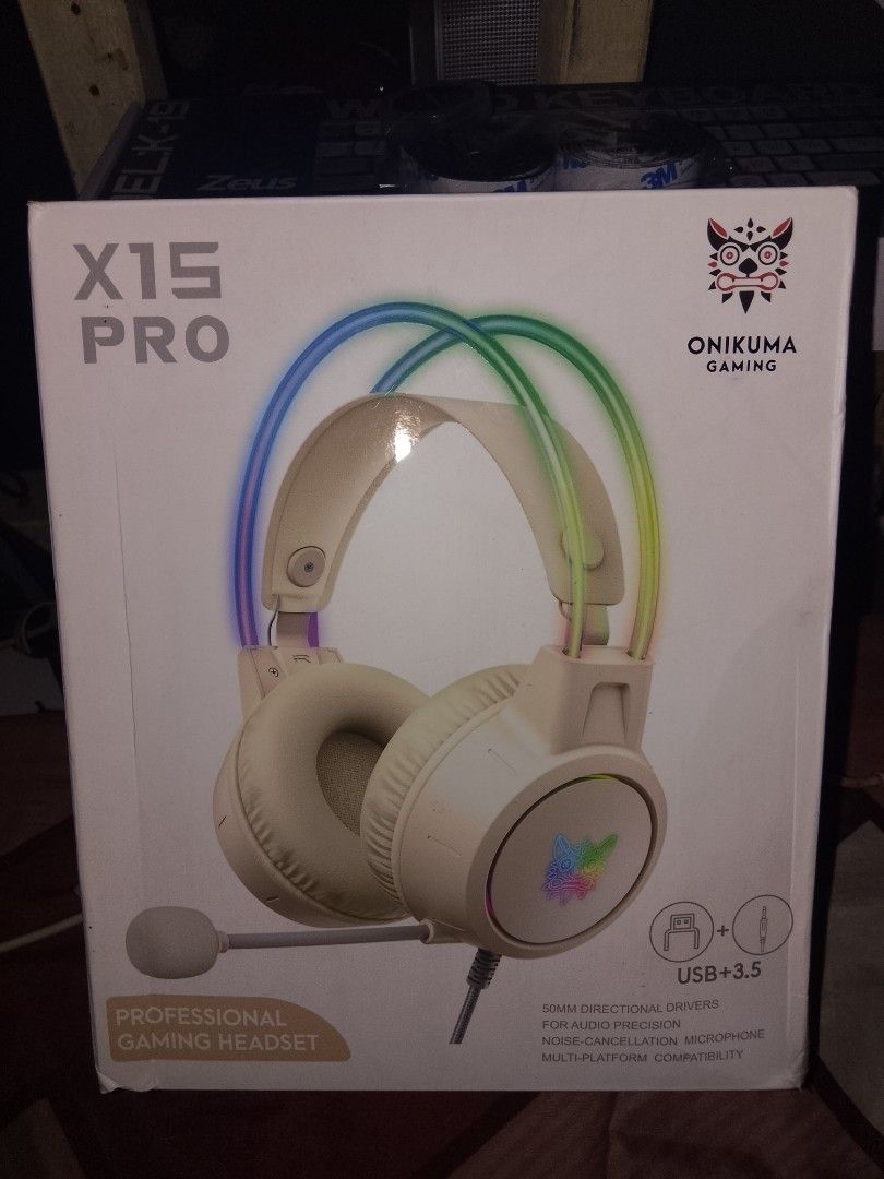 ONIKUMA X15 PRO (Category: Other Gadgets) located in Manila. Submitted by ev4_1 (Listing ID 1469450664, Image 3). Description: onikuma X15 pro, slightly used only for a week. nothing missing along with the plugs and usb cover..