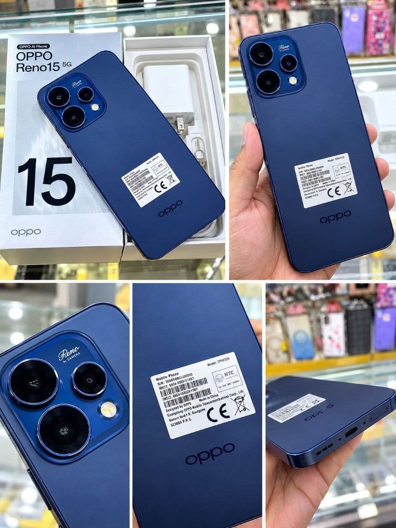 OPPO RENO 15 5G (Category: Announcements) located in Manila. Submitted by fasthawk12 (Listing ID 1469441418, Image 1). Description: Oppo Reno 15 5G 512GB Storage ✅ 12+12ROM ✅ 6500Mah battery 🔋 Snapdragon 7 Gen 4 processor 50MP rear camera 📸 50MP front camera 📷 negotiable.