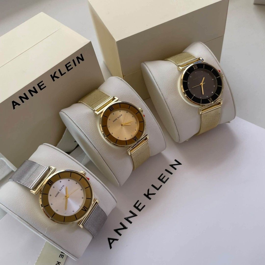 ORIGINAL ANNE KLEIN MESH BRACELET WATCH (Category: Women's Watches) located in Quezon City. Submitted by barbosac (Listing ID 1469478908, Image 1). Description: J&T Courier only Ship agad 1 to 2 days Door to Door.