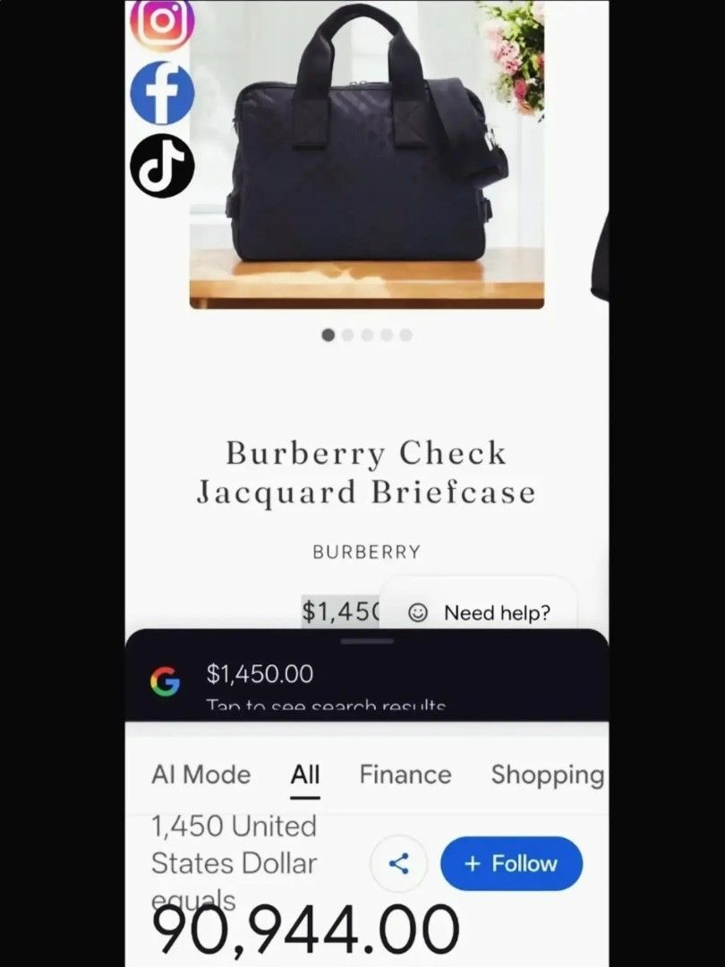 Original BURBERRY (Category: Shoulder Bags) located in Cabuyao City. Submitted by secondhand.shop.ph (Listing ID 1469556136, Image 3). Description: Sale❗️Sale❗️Sale❗️ Original BURBERRY Medium - large silver hardwares Genuine leather trim 📌First to pay!.