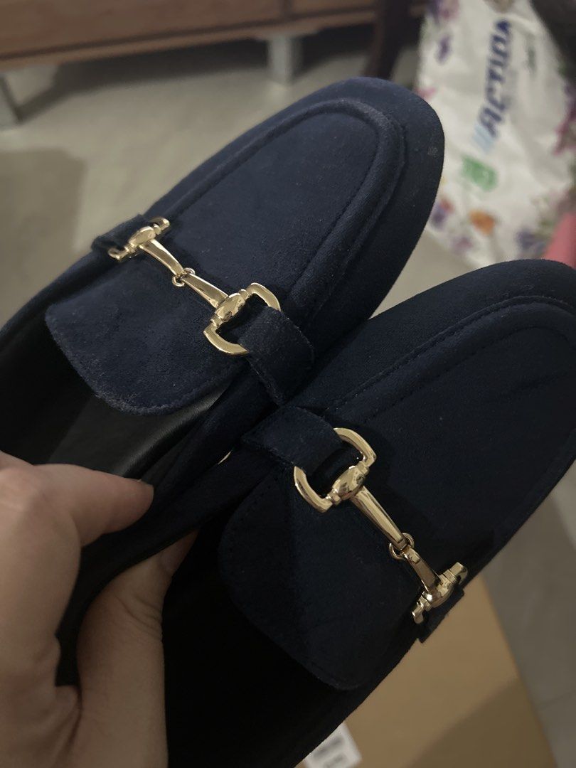 Original GU loafers (Category: Loafers) located in Binan City. Submitted by apparel30 (Listing ID 1469521973, Image 3). Description: Original with tag Size S, narrow fit. Fits size 5-5.5 US women No issue. Brand new.