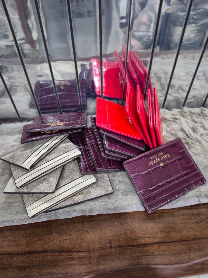 Original Kate Spade Card Holder (Category: Wallets & Card holders) located in Cavite. Submitted by chaellebrandsluxe (Listing ID 1469433940, Image 1). Description: selling low, no inclusion for sealed item, 1990 each.