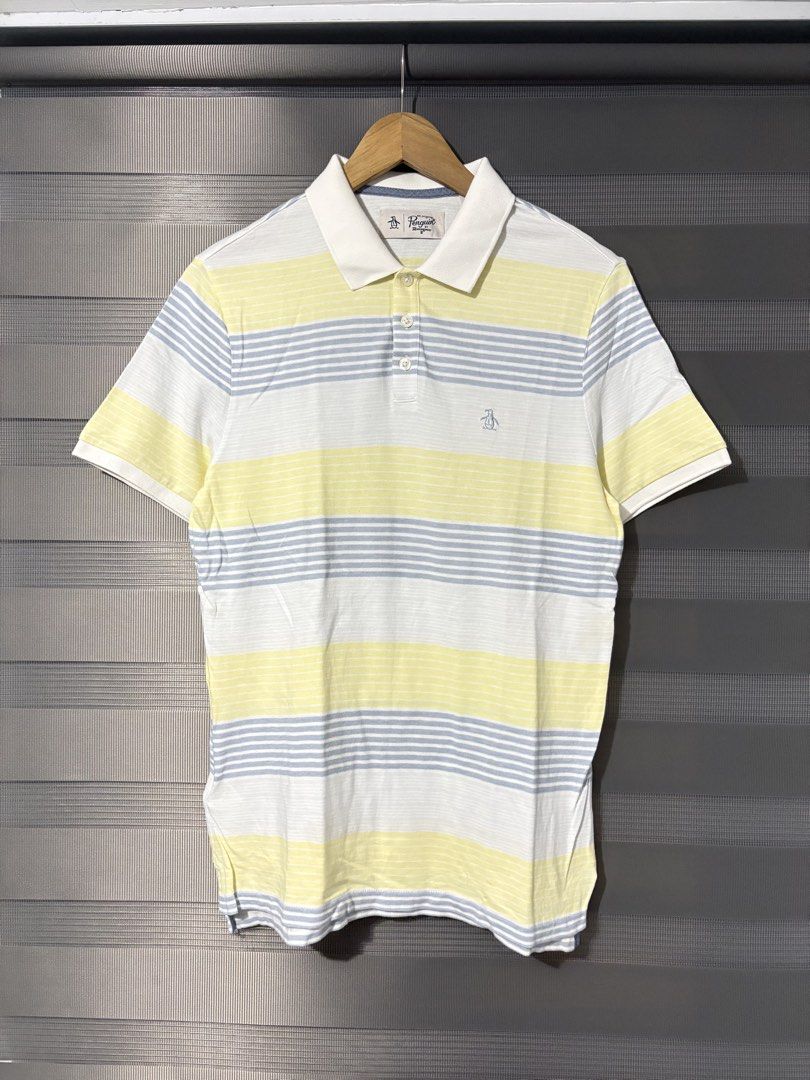 Original Penguin Striped Polo Shirt (Category: Tshirts & Polo Shirts ) located in Las Pinas. Submitted by jaymar1999 (Listing ID 1469400685, Image 1). Description: Original Penguin Striped Polo Shirt Size Medium Dimes L27-28xW18.5 No issue Excellent condition Price 799Shipped Location Manila Las Piñas .