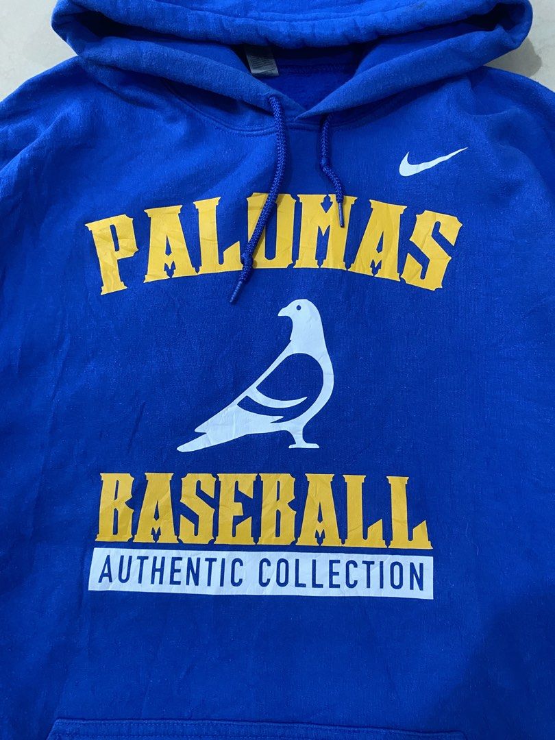 PALOMAS BASEBALL PULL OVER HOODIE (Category: Coats, Jackets and Outerwear) located in Talisay. Submitted by hustlethrift_2600 (Listing ID 1469475851, Image 3). Description: PALOMAS BASEBALL PULL OVER HOODIE XL-XXL 25 W 28 L VERY GOOD CONDITION 9.8/10 COLOR RATE HEAVY COTTON NEEDS REWASH - 549 🏷️.