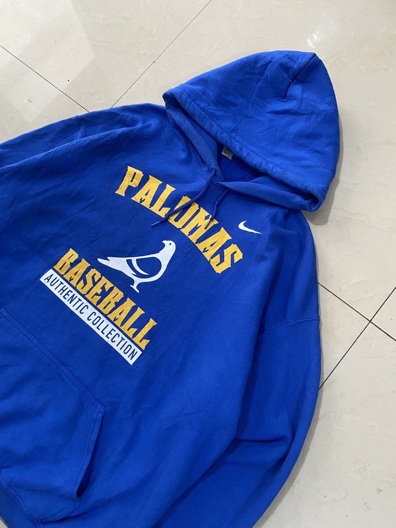 PALOMAS BASEBALL PULL OVER HOODIE (Category: Coats, Jackets and Outerwear) located in Talisay. Submitted by hustlethrift_2600 (Listing ID 1469475851, Image 2). Description: PALOMAS BASEBALL PULL OVER HOODIE XL-XXL 25 W 28 L VERY GOOD CONDITION 9.8/10 COLOR RATE HEAVY COTTON NEEDS REWASH - 549 🏷️.