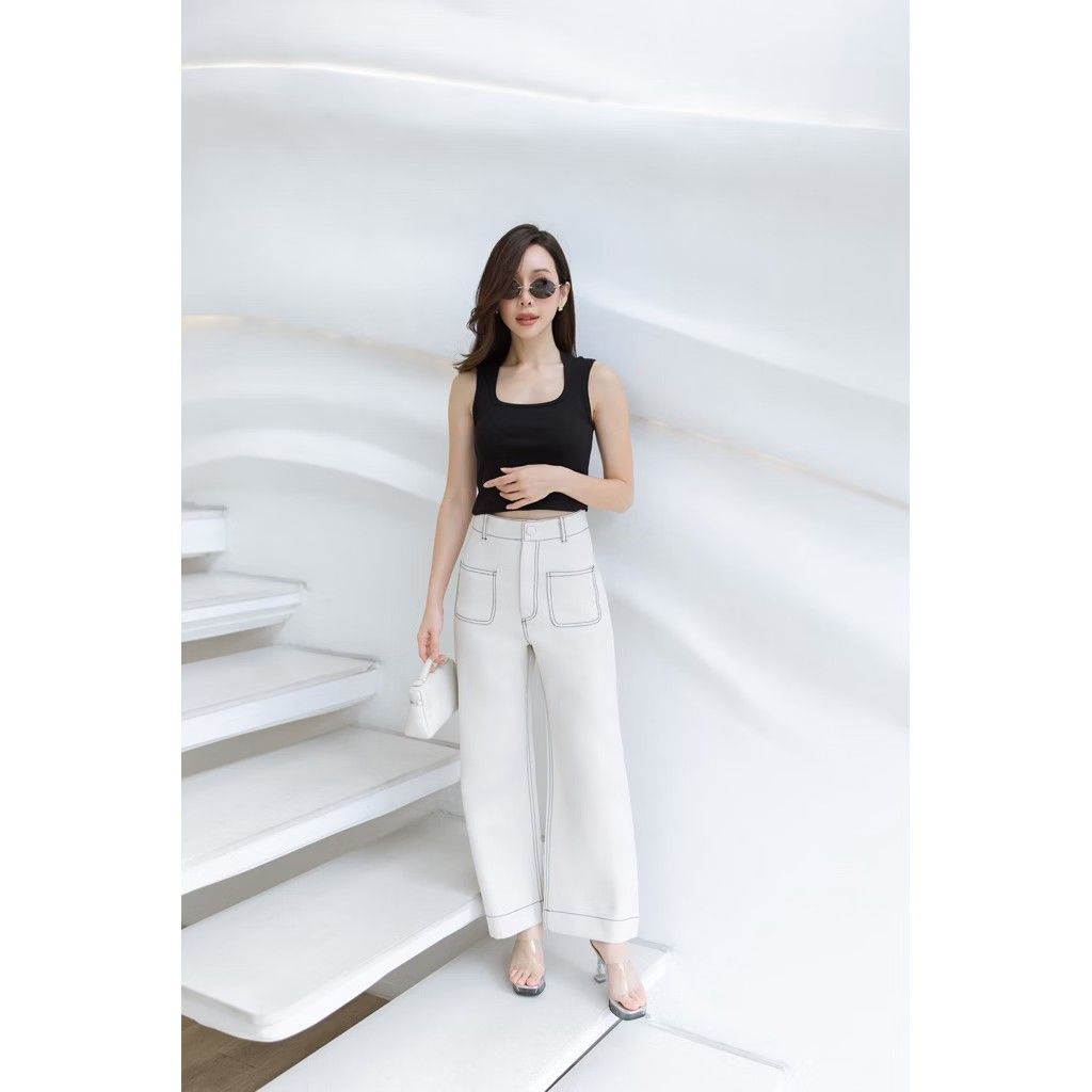 Pamela pants lealea (Category: Jeans) located in Quezon City. Submitted by pinkishpink08 (Listing ID 1469468053, Image 1). Description: brand new from bkk Thailand size XL 32-33 length 37 color cream.