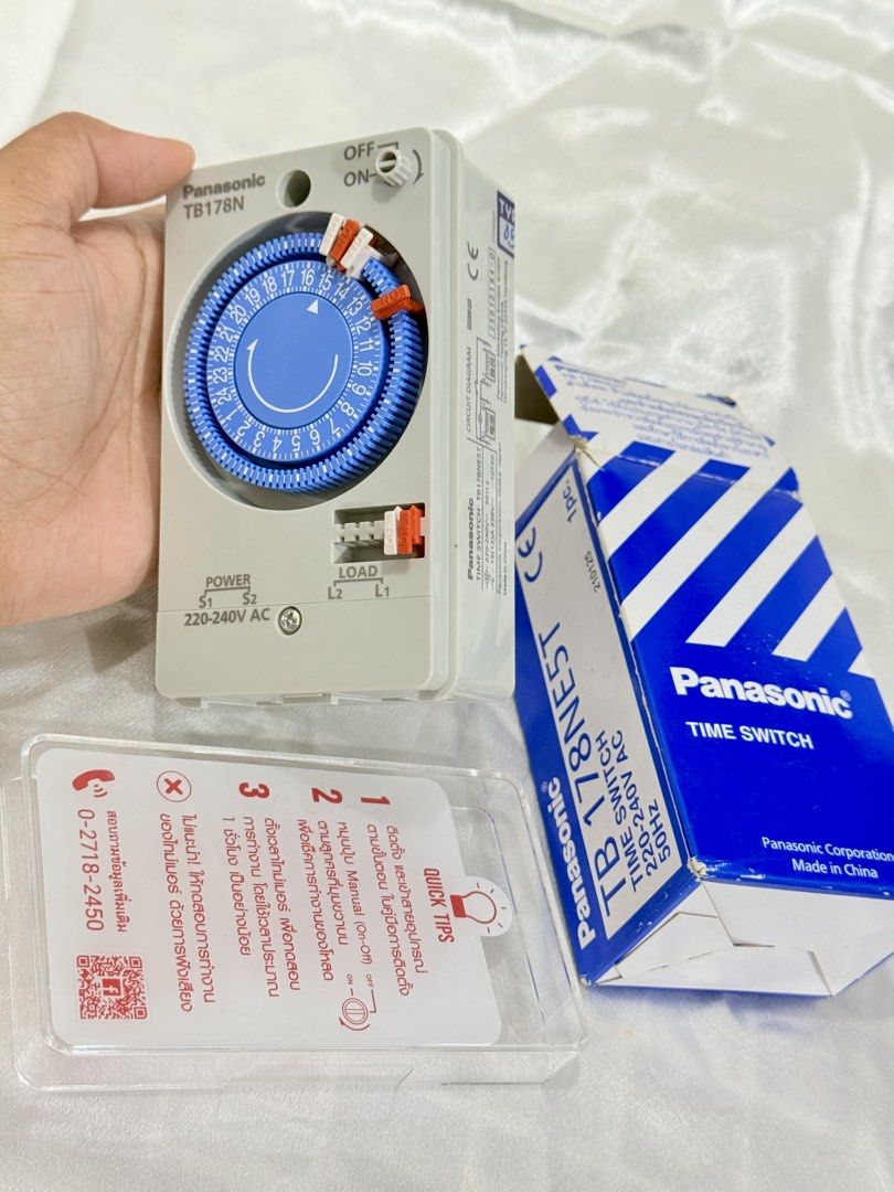 Panasonic Automatic Time Switch | TB-178N 24 hour program | 220-240V AC 60Hz Panasonic Time Switch (Category: Looking For) located in Mandaluyong City. Submitted by diafazar (Listing ID 1469555195, Image 1). Description: .