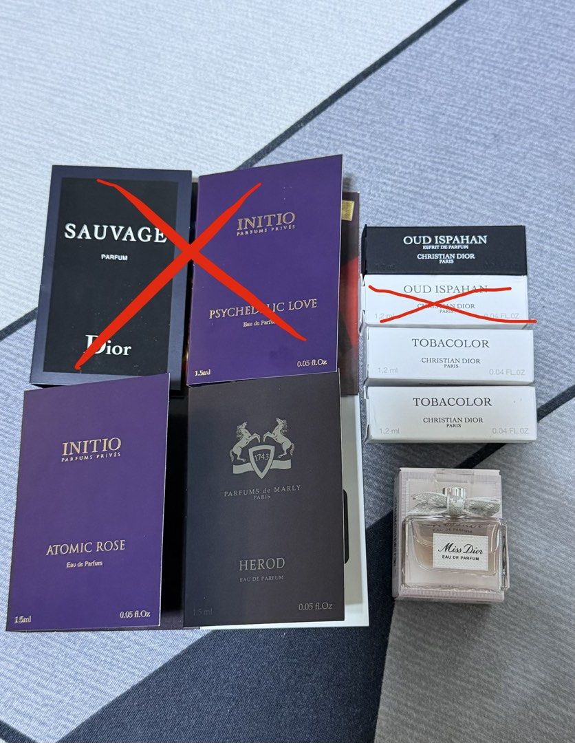 Perfume Vials / Minis TAKE ALL PRICE (Category: Fragrance & Deodorants) located in Manila. Submitted by b1uezy (Listing ID 1469466933, Image 1). Description: TAKE NOTE: MINI PERFUMES -what you see is what you get (X = not included) -all authentic and never sprayed -slightly negotiable -with free dior paperbag.