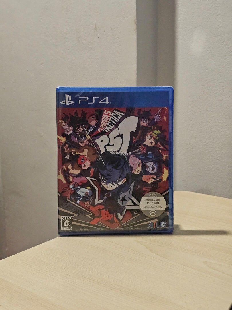 Persona 5 Tactica PS4 Game (Category: PlayStation) located in Paranaque City. Submitted by mab.villareal (Listing ID 1469557895, Image 2). Description: Persona 5 Tactica for PlayStation 4. Factory sealed plastic wrap still intact, never opened. Includes early purchase bonus DLC sticker on the front cover. unopened. RFS: extra copy. FIXED PRICE!.