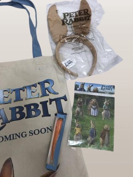Peter Rabbit Sticker Pen Bag Bunny Headband Set (Category: Stationery & School Supplies) located in Marikina City. Submitted by minimalistmanila (Listing ID 1454196242, Image 1). Description: All imported from USA. Genuine Peter Rabbit movie collectible, comes with katsa bag, sticker, pen and bunny ears headband. As this was a movie memento released years ago, pen ink may have dried up. SOLD AS A SET. All sales final. See my other listings 🙂 .
