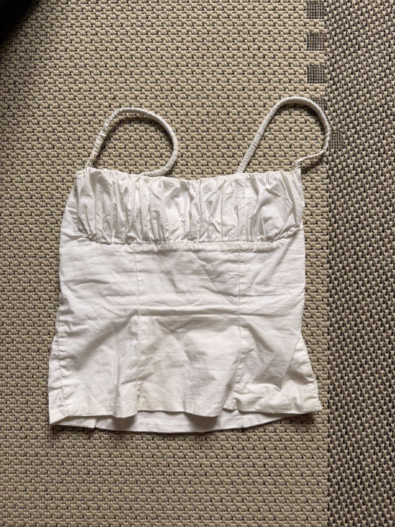 Phia The Label Top (Category: Blouses) located in Quezon City. Submitted by shopcutiepie (Listing ID 1469492209, Image 1). Description: Has slight discoloration on the straps, could be bleached!.